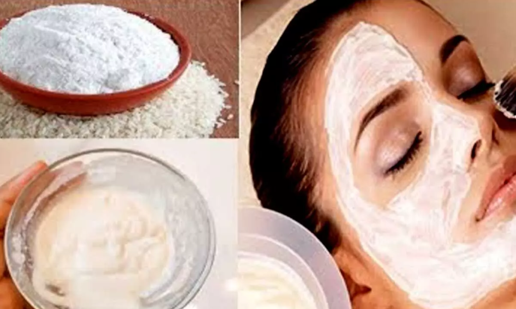 Is it good to apply rice flour on face