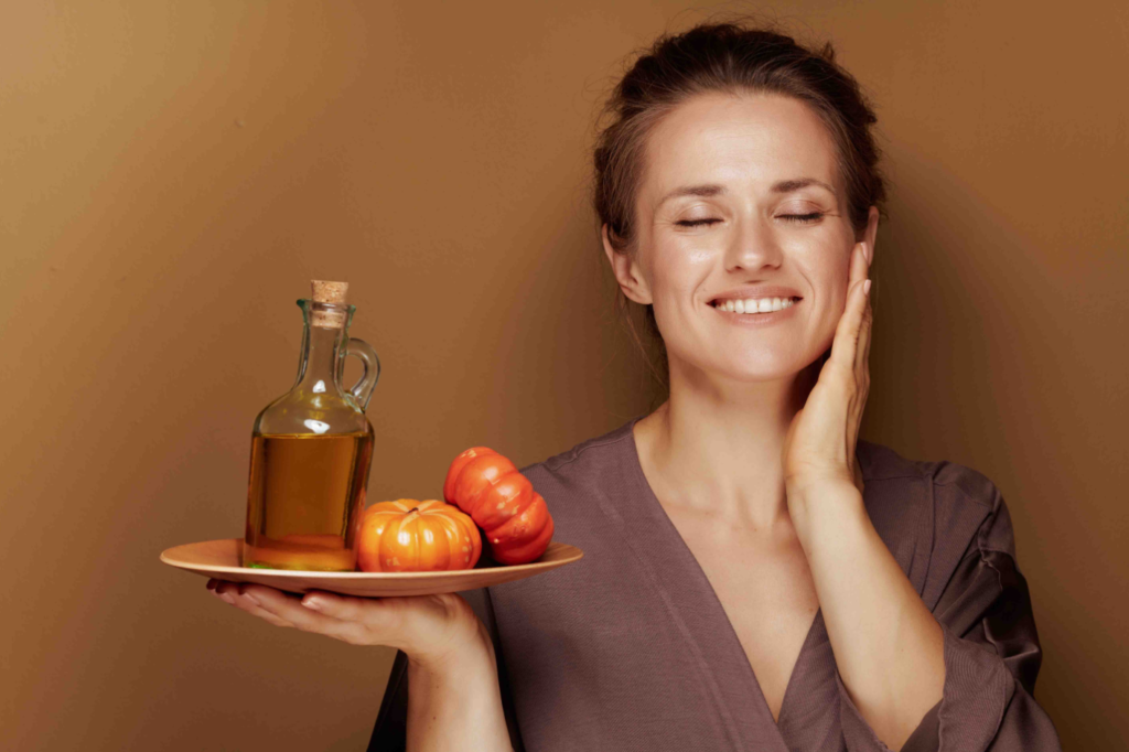 Can you apply pumpkin oil on face