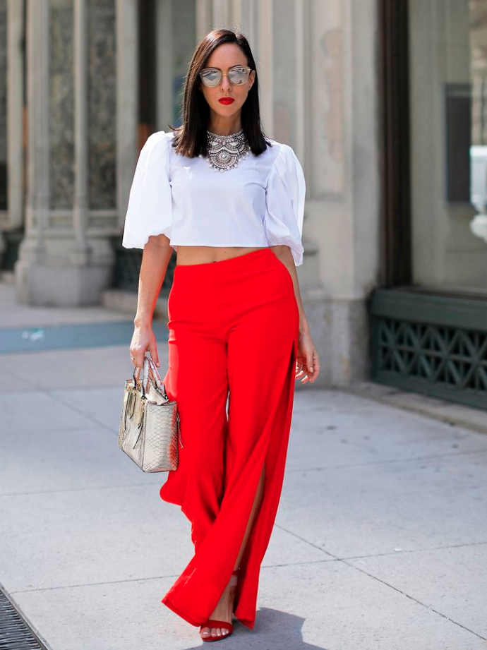 How to style a red pant