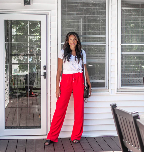 How to style a red pant