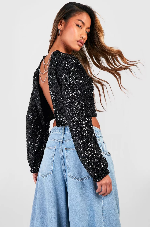 How to style a sequined top