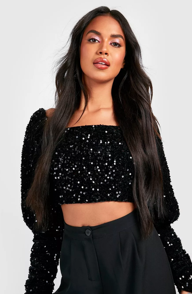 How to style a sequined top