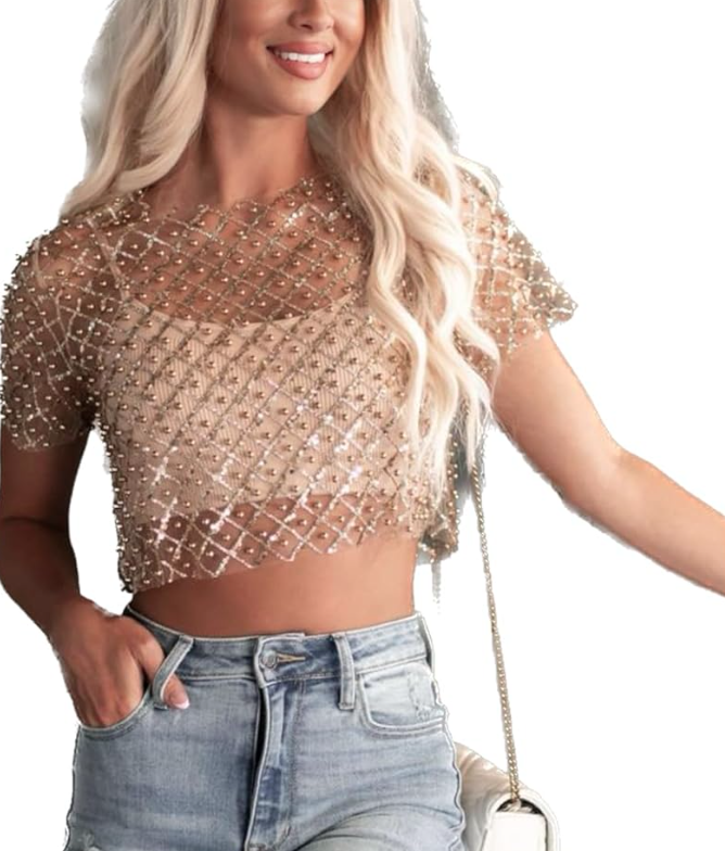 How to style a sequined top