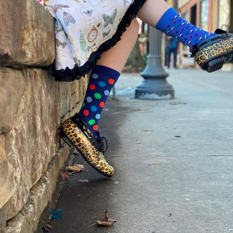 How to style mismatched socks