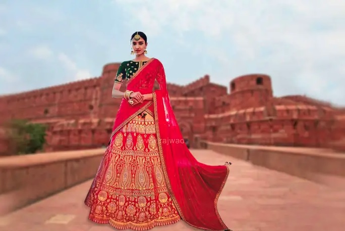 How to style a ghagra ?