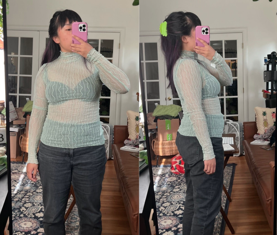 How to style mesh panel shirt
