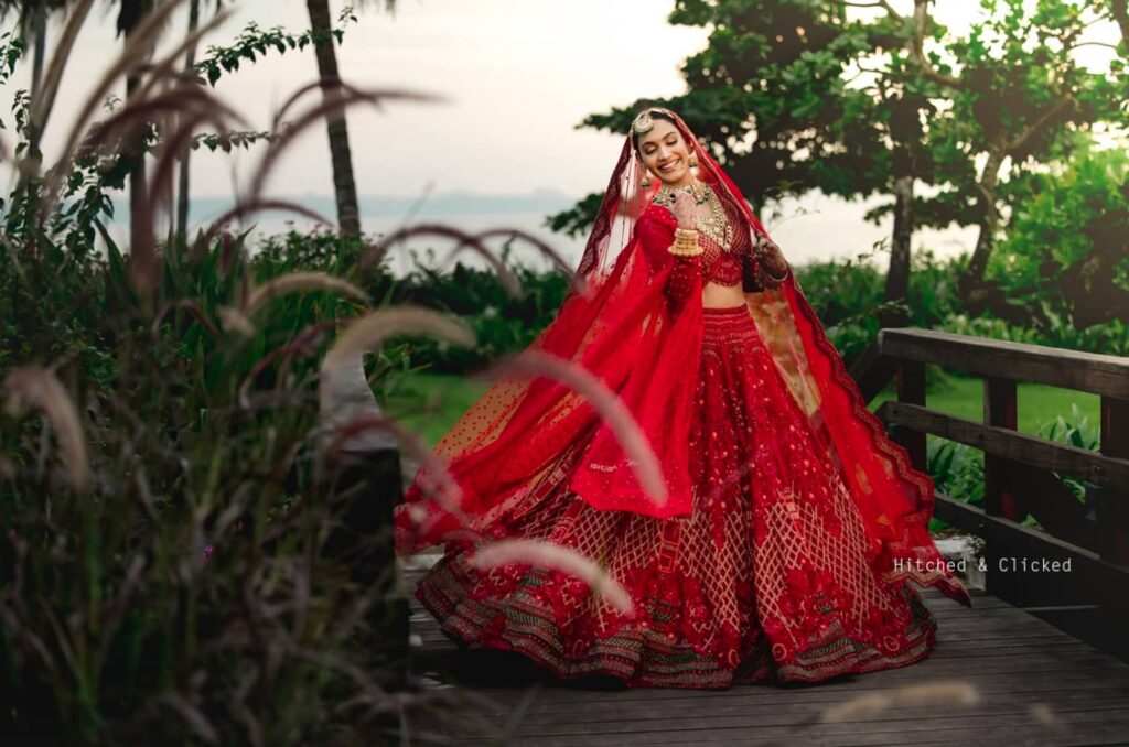 How to style a ghagra ?
