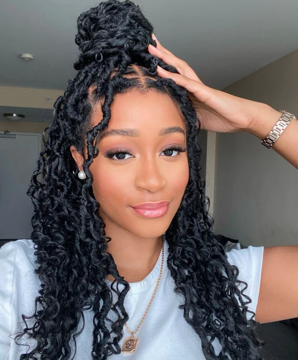 How to style boho locs