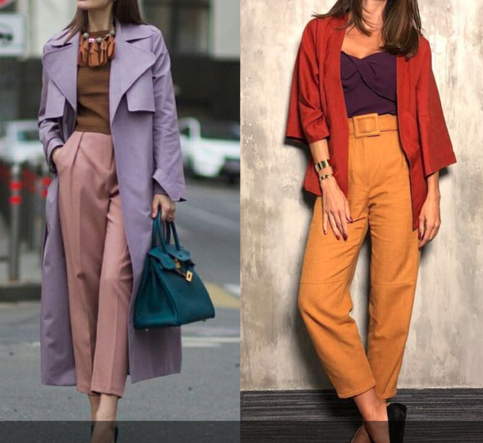 How to style in color blockings