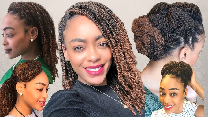 How to style kinky twist