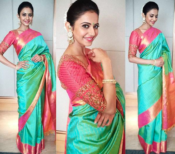 How to style kanjivaram saree