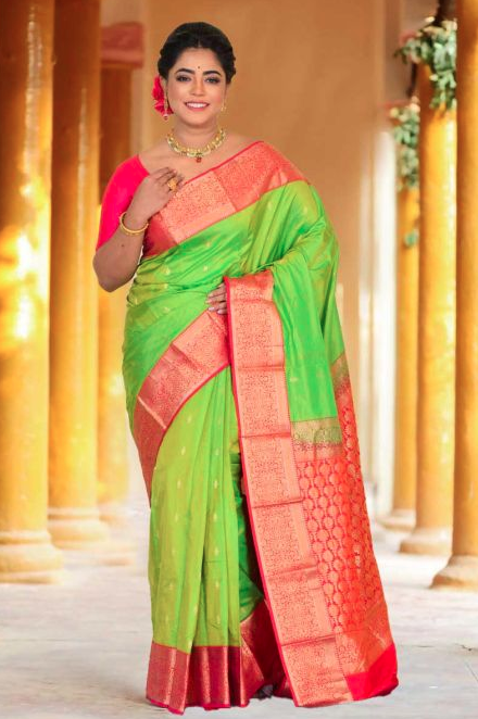 How to style kanjivaram saree