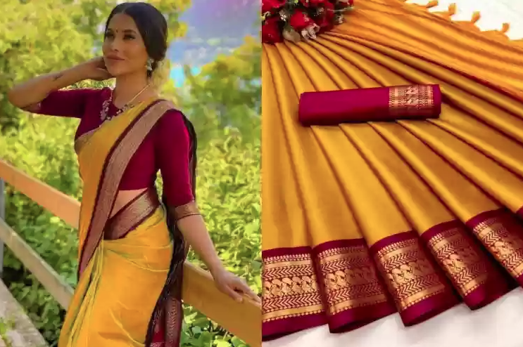 How to style kanjivaram saree