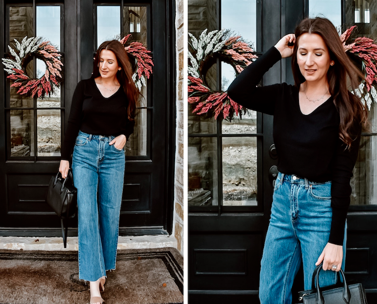 How to style a V-neck