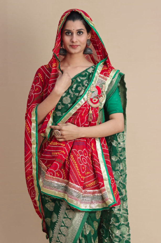 How to style a rajasthani chunri