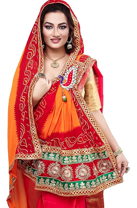 How to style a rajasthani chunri
