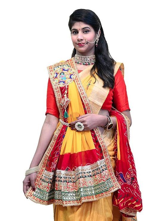 How to style a rajasthani chunri