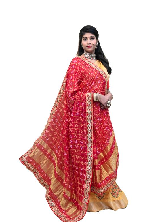 How to style a rajasthani chunri